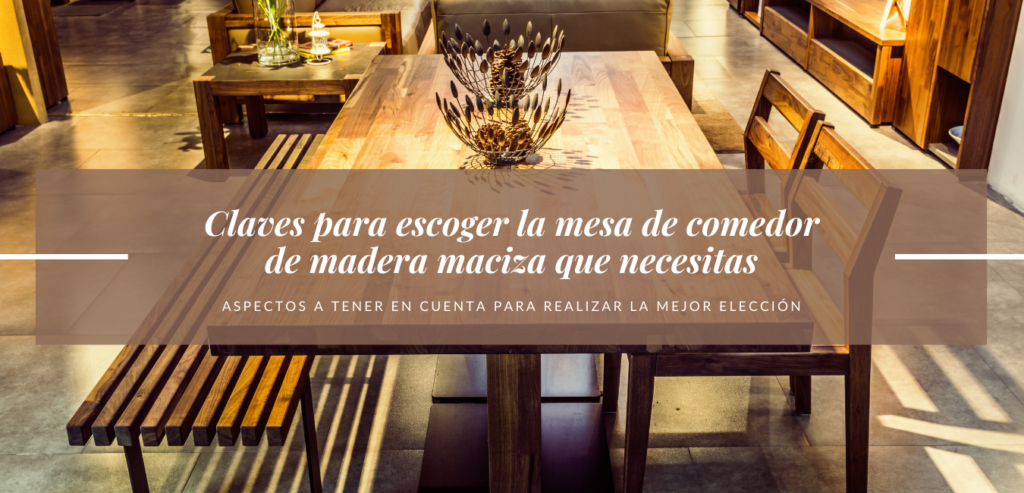 mesa madera maciza